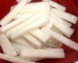 簡単！！シャキシャキ長芋となめ茸の和え物作り方2写真