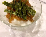 簡単！！シャキシャキ長芋となめ茸の和え物作り方6写真