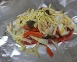 バターなし！チーズたっぷり鮭のホイル焼き作り方3写真