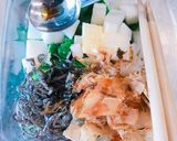 簡単！オクラと長芋の塩昆布おかか和え作り方4写真