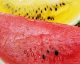２色のスイカで☆フローズンヨーグルト作り方1写真