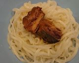 汁まで使う!サバ缶のコク旨キムチうどん作り方2写真