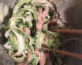 ゴーヤとハムの味噌マヨサラダ作り方5写真