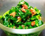 夏にさっぱり☆モロヘイヤとカニカマ酢の物作り方9写真