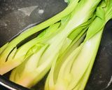 チンゲン菜とゴーヤのスープ煮作り方2写真