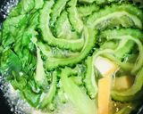 チンゲン菜とゴーヤのスープ煮作り方4写真