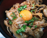 簡単☆豚キムチ丼　豚バラ　キムチ　丼ぶり作り方2写真