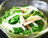 夏さっぱり副菜☆モロヘイヤ梅肉おかか和え作り方9写真