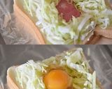巣ごもりオイルキャベツトースト作り方1写真