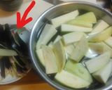 茄子の皮の辛味みぞれ和え作り方1写真