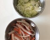 お弁当サイズのレンジで簡単かに玉！作り方1写真