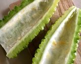 朝採りゴーヤーとちくわの和風炒め作り方1写真