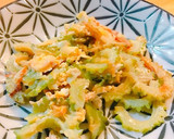 シンプルで簡単！ゴーヤと卵の油炒め作り方8写真