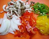 レンジで簡単！ミートボールの野菜和え作り方1写真