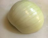 小松菜と牛豚合挽き肉のあんかけ作り方1写真