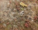 小松菜と牛豚合挽き肉のあんかけ作り方7写真