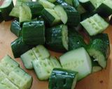 たたき胡瓜の鶏味噌炒め作り方2写真