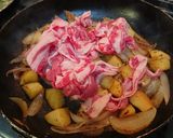 ビーフとポテトとオニオンのレモン醤油炒め作り方3写真
