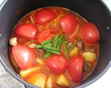 イノシシ肉でトマト肉じゃが作り方8写真