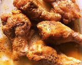 手羽元の、カレー粉トースター焼き作り方1写真