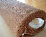 ふわふわしっとり♪チョコバナナロール作り方9写真