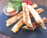 ヘルシー！揚げない鶏スティック春巻き作り方7写真