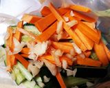 きゅうりのスタミナ漬け作り方4写真