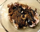 電子レンジ鶏もも肉酒蒸しねぎ味噌和え作り方3写真