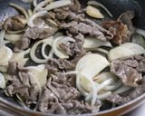 美味♪牛肉・糸こんにゃく・もやしの炒め物作り方5写真