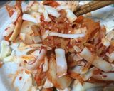 材料３つ簡単キムチーズ竹輪作り方1写真