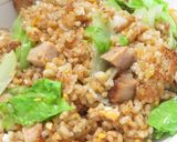シットリした食感が◎☆煮豚とレタスの炒飯作り方12写真