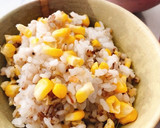 はと麦ともちきびのとうもろこしご飯(動画作り方13写真