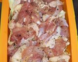 鶏肉とキャベツの酒蒸し♪作り方1写真
