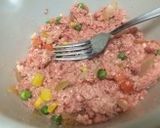 オーブン不要☆豆腐でヘルシーミートローフ作り方5写真