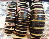なすのベーコンチーズはさみ焼き作り方5写真