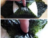 簡単 型で【おにぎらず】 不器用の人に。作り方6写真