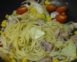 夏野菜の塩焼きそば♪♪プチトマト入り♪作り方8写真