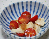 胸肉とプチトマトのさっぱり梅和え♪作り方8写真