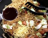 ビールに◎辛くない我が家の甘辛焼きそば作り方6写真