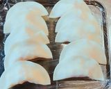 カニカマとコーン缶☆餃子皮でチーズ揚げ作り方5写真