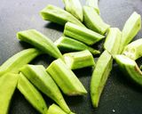 オクラのチーズ焼作り方1写真