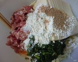 モロヘイヤ入りお好み焼き風豆腐作り方4写真
