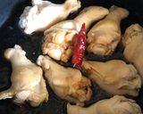 手羽元の梅酒煮作り方2写真