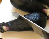茄子丸ごと１本♪フライパンでとろとろ茄子作り方2写真