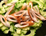 朝採りゴーヤーとちくわの和風炒め作り方6写真