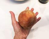 つけ汁に玉ねぎ入り！夏野菜の揚げ浸し作り方1写真