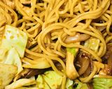 鶏肉のシンプル焼きそば★キムチ風味作り方4写真
