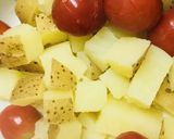 トマト&ポテトの塩ゆで温野菜サラダ作り方4写真