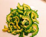 ほろ苦ゴーヤの佃煮作り方1写真