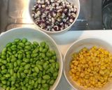 枝豆とコーンとえのき茸の塩だれ炒め作り方2写真